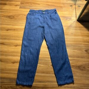 Lauren Ralph Lauren Blue Straight Leg Pants